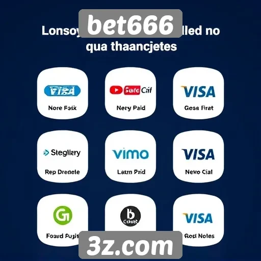 Métodos de pagamento aceitos no bet666